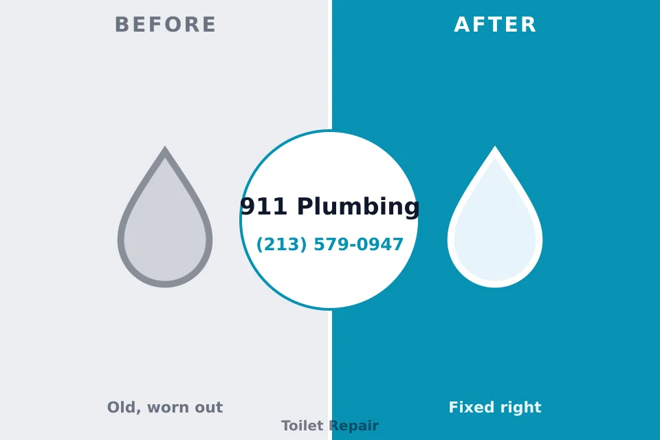 Before and after: plumbing company Willow Grove, PA